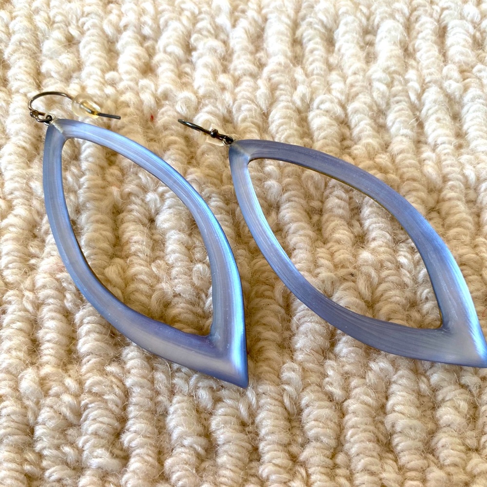ALEXIS BITTAR Lucite Marquise Frame Earrings